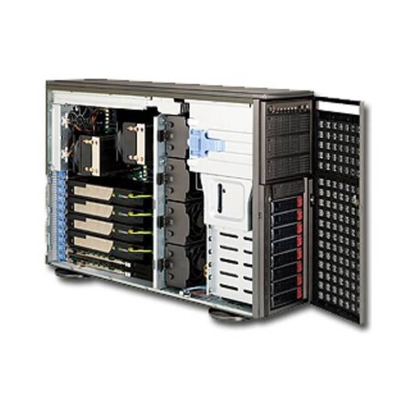 Supermicro SuperChassis 1620W 4U Rackmount/Tower Server Chassis Dark CSE-747TQ-R1620B